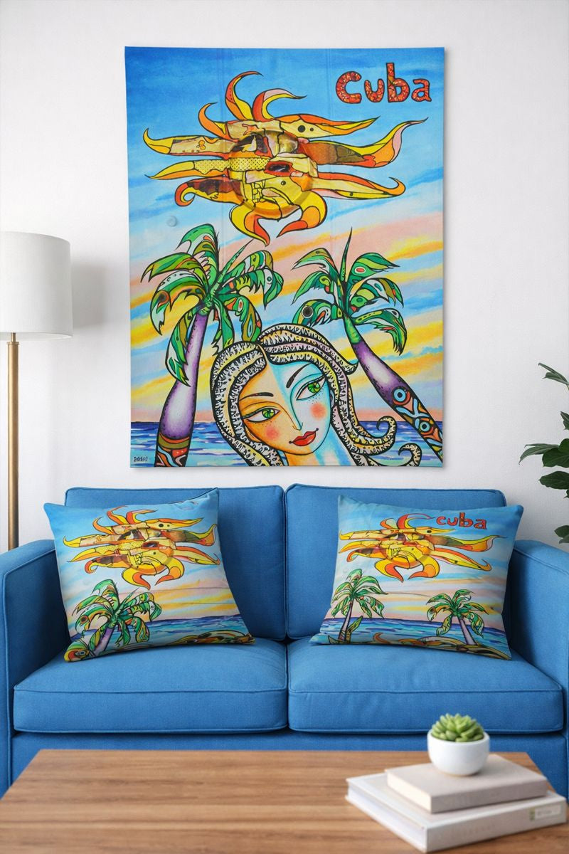 The Cat Woman - Decorative Art Cushion